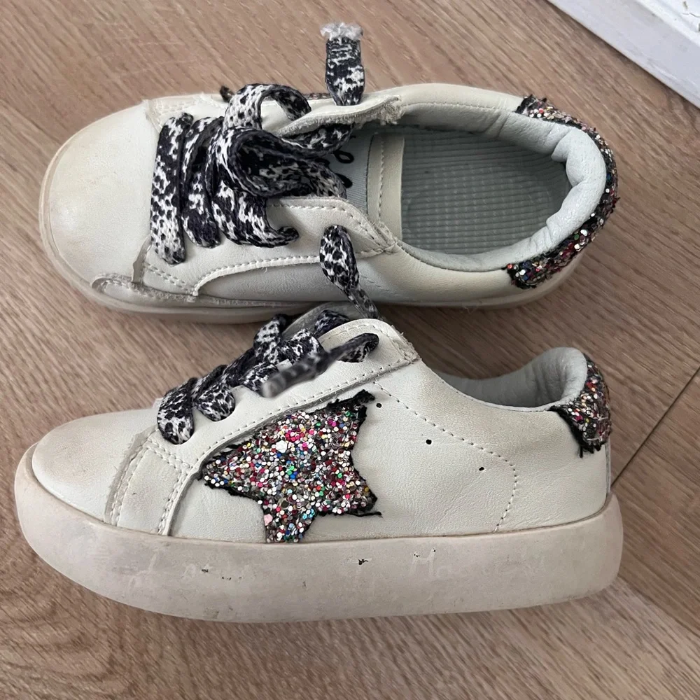 Stylish Kids Star Sneakers (copy of a Golden Goose for kids) - size Toddler 7 - Picture 1 of 7